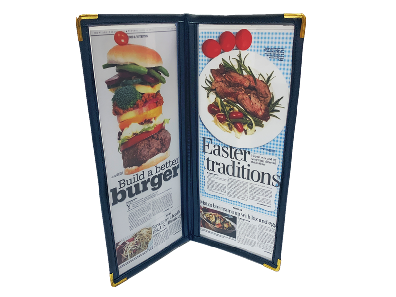 Transparent Menu Holder 3