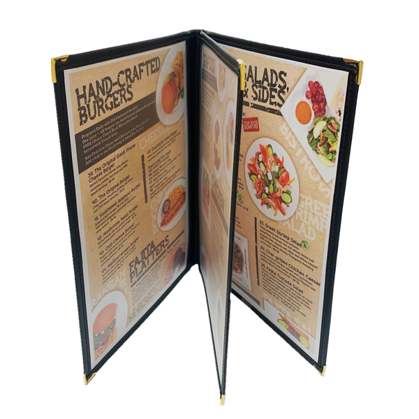 Frosted Clear Menu Holder A4 3