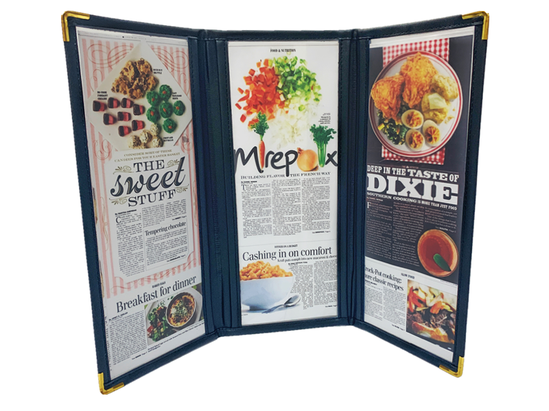 Transparent Menu Holder 6