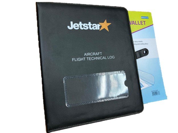 Aircraft Holder with Button Pocket